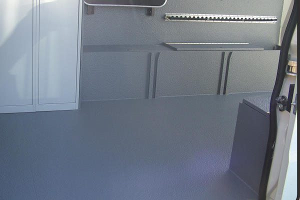 Instandgesetzte und geschützte Fläche im Caravan - Zustand nach der Instandsetzung