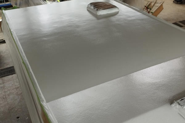 Repariertes Caravan-Dach - nachher