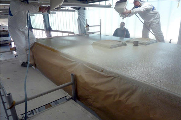 Bestandteile des Reparatursystems für Caravan-Servicebetriebe